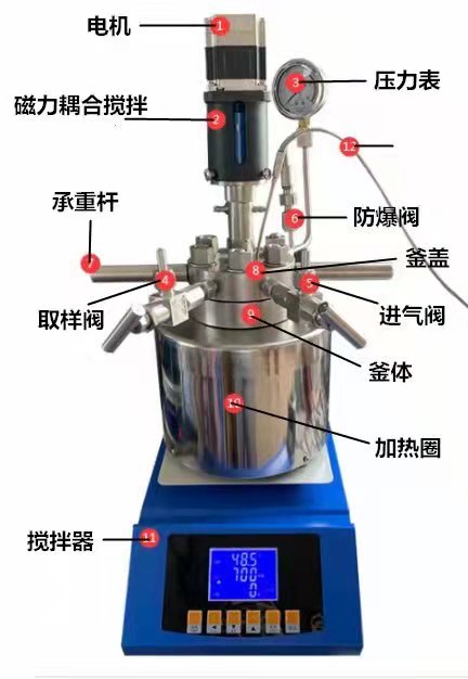不銹鋼高壓反應釜在進行加熱和制冷操作時需要的注意事